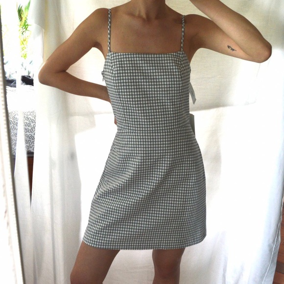 Aritzia Wilfred Isabelle Gingham Mini Dress - Picture 4 of 4